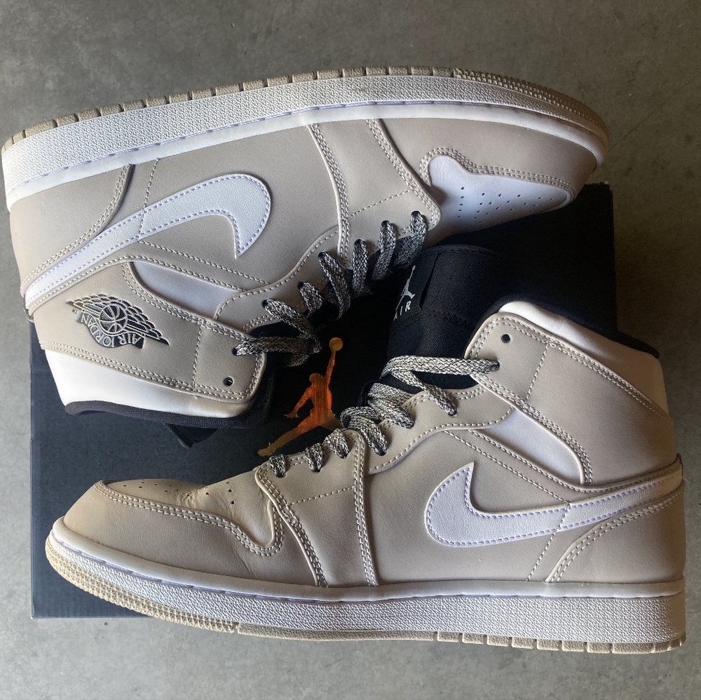Nike Air Jordan 1 Retro High Strap N7 Pendleton Cream Beige Gum Size 9.5